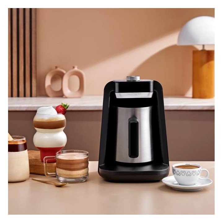 Arzum Okka Rich Spin Pro Turkish Coffee and Hot Beverage Maker, Velvetiser, Milk Frother