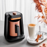 Arzum Okka Rich Spin Pro Turkse Koffie- en Warme Drankenmaker, Velvetiser, Melkopschuimer