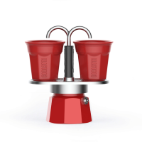 Bialetti Mini Express 'R' - Kahden kupin versio (2 Kupit & 2 Kupin kahvinkeitin)