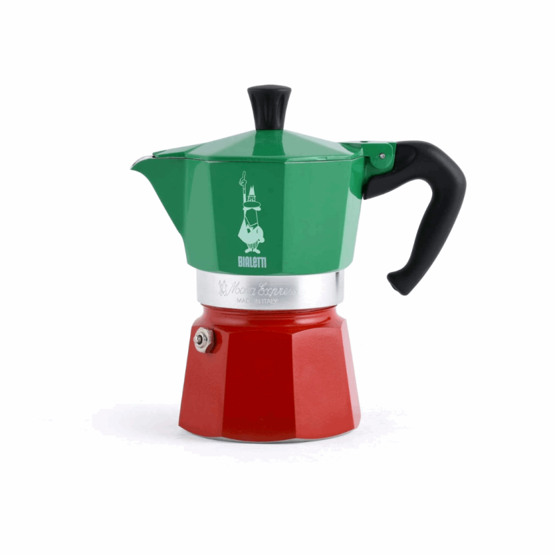 Cafetera de fogón Bialetti Moka Express Tricolore Italia