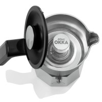 Arzum Okka Rich Moka Pot Turkse koffie- en mokamaker, velvetiser, melkopschuimer