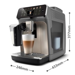 Philips 4300 LatteGo EP4446/70 Máquina de café de grano a taza – Negro