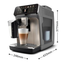 Philips 4300 LatteGo EP4446/70 Kaffeevollautomat – Schwarz