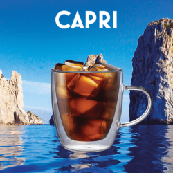 Tazze in vetro a doppia parete Capri (350ml - Set da 2)