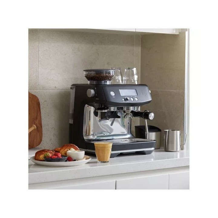 Sage The Barista Pro Black Truffle | Fast Heat-Up Espresso Machine