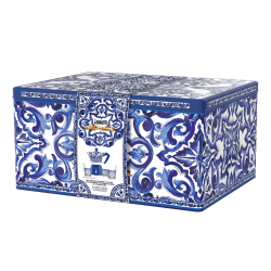 Bialetti X Dolce&Gabbana Blue Mediterranean Presentpaket (6 kopp Moka och rörset)