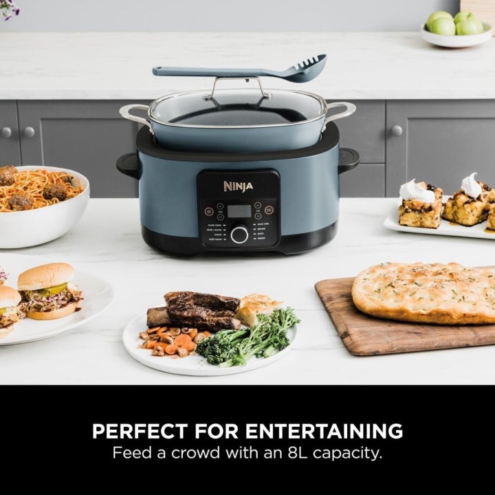 NINJA Foodi PossibleCooker MC1001UK 8-in-1 Slow Cooker - Sea Salt Grey