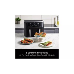 Friteuse à air Ninja Foodi MAX Double Zone AF400UK | 9.5L Capacité