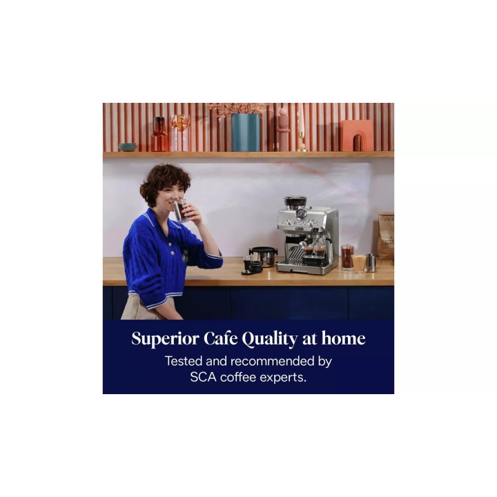 De'Longhi La Specialista Opera EC9555.M Silver | Premium Espresso Machine