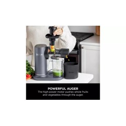Ninja Koldpress Juicer med Anti-Tilstopningsfilter JC151UK | Langsom Juicer