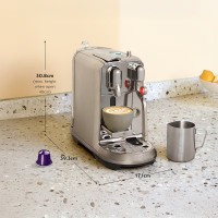 Sage Nespresso Creatista Plus Roestvrij Staal | Automatische melkopschuimer