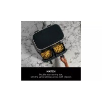 Ninja Foodi Zona Dual Freidora de aire AF300UK | 7.6L Capacidad