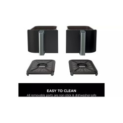 Ninja Foodi Zona Dual Freidora de aire AF300UK | 7.6L Capacidad
