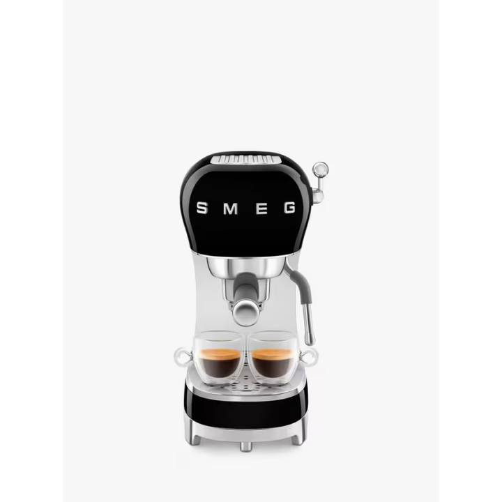 Smeg ECF02 Espresso Coffee Machine with Steam Wand | Retro Espresso Maker