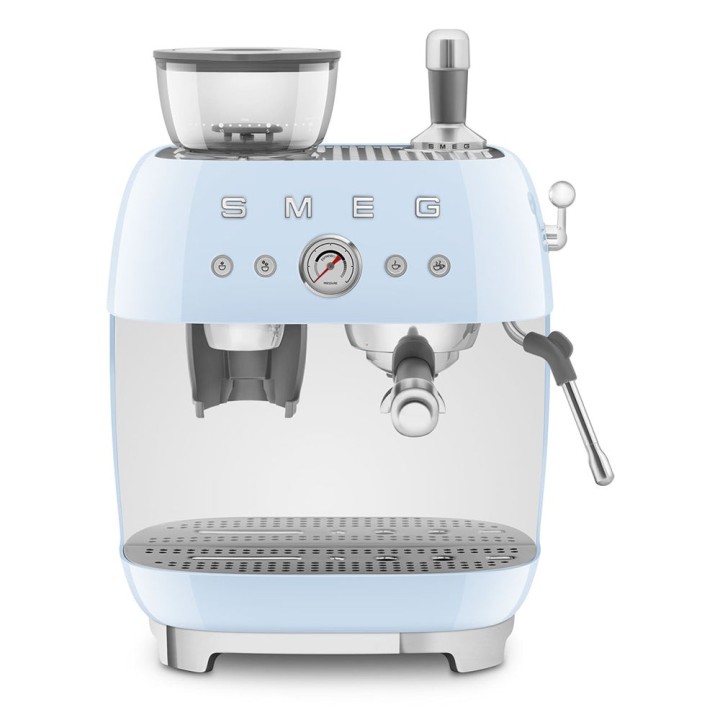 Smeg 50's Style EGF03PBUK Coffee Grinder Pastel Blue | Retro Burr Grinder