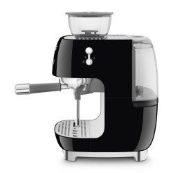 Smeg 50's Style EGF03BLUK Coffee Grinder Black | Retro Burr Grinder