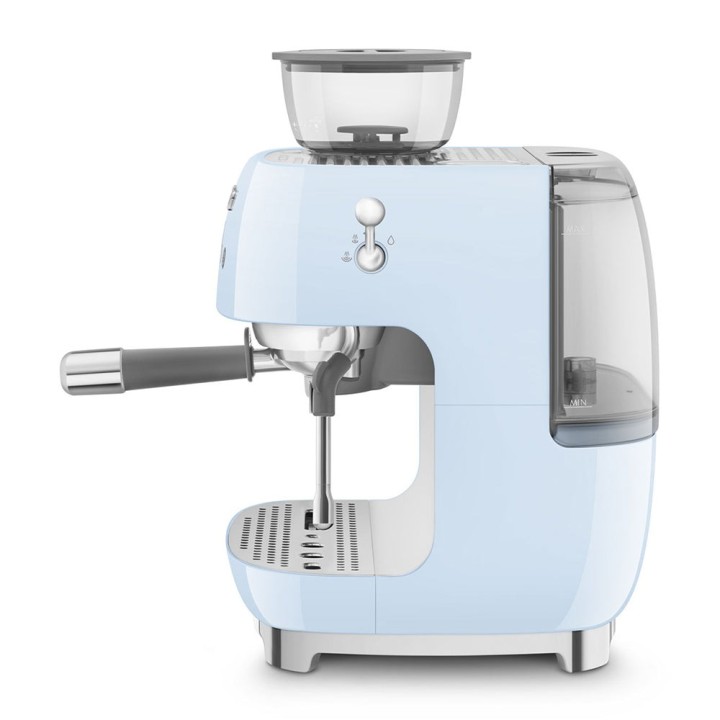 Smeg 50's Style EGF03PBUK Coffee Grinder Pastel Blue | Retro Burr Grinder
