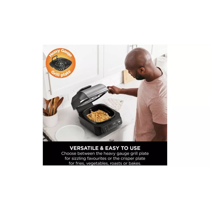 Ninja 5-in-1 Grill &amp; Air Fryer EG351UK - Ninja Health Grills