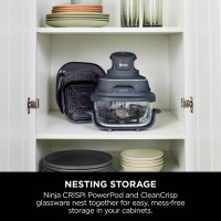 Ninja CRISPi 4-in-1 Friggitrice ad aria in vetro portatile - Cyber Space FN101UKGY - Friggitrici ad aria Ninja