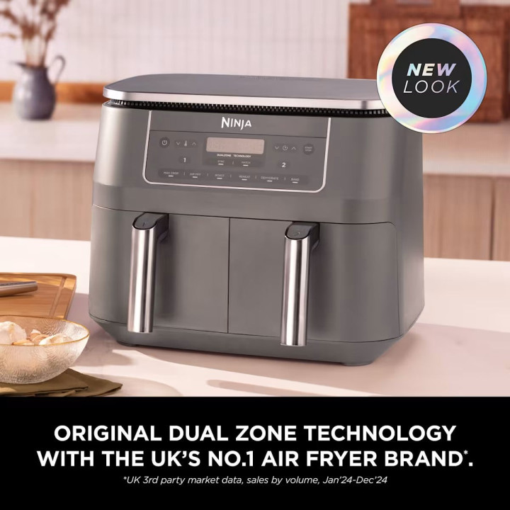 Ninja Dual Zone Air Fryer 7.6L, 6-in-1 | DZ300UK - Tiny Lux