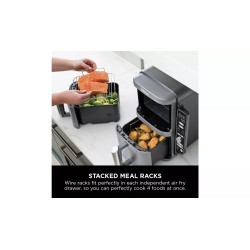 Ninja Double Stack XL SL400UK | 9.5L Dobbel-sone fritøse