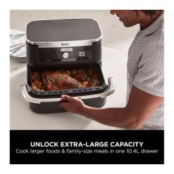 Comprar NINJA Foodi FlexDrawer AF500UK 10.4L Freidora de aire doble - Negro | Tiny Lux
