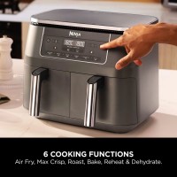 Ninja Dual Zone Air Fryer 7.6L, 6-i-1 | DZ300UK - Tiny Lux