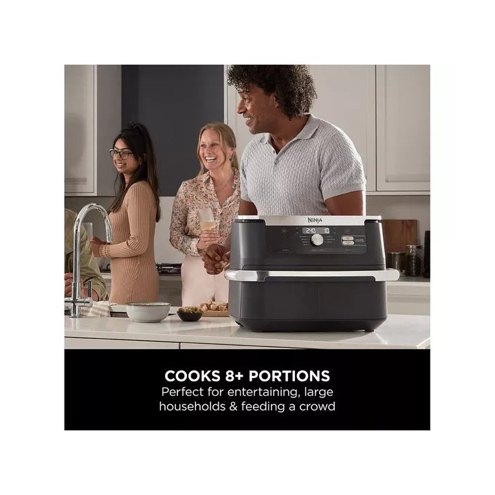 Buy NINJA Foodi FlexDrawer AF500UK 10.4L Dual Air Fryer - Black | Tiny Lux