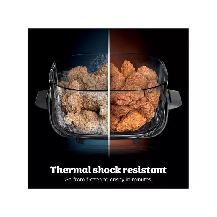 Ninja CRISPi 4-in-1 Portable Glass Air Fryer - Stone FN101UKST - Ninja Air Fryers