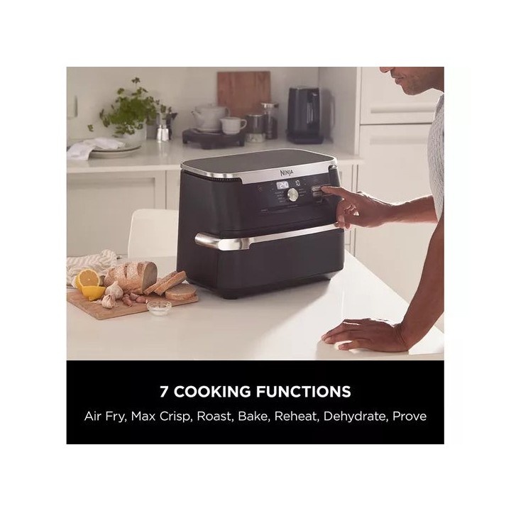 Buy NINJA Foodi FlexDrawer AF500UK 10.4L Dual Air Fryer - Black | Tiny Lux
