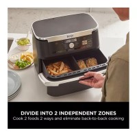 Comprar NINJA Foodi FlexDrawer AF500UK 10.4L Freidora de aire doble - Negro | Tiny Lux