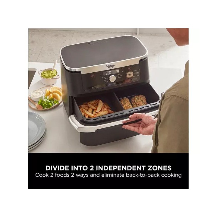 Buy NINJA Foodi FlexDrawer AF500UK 10.4L Dual Air Fryer - Black | Tiny Lux