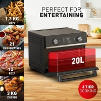 TEFAL Easy Fry -ilmakiehytinuuni 20L | Monitoiminen ilmakiehytinuuni