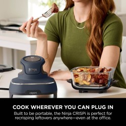 Ninja CRISPi 4-in-1 Draagbare glazen airfryer - Cyber Space FN101UKGY - Ninja Airfryers