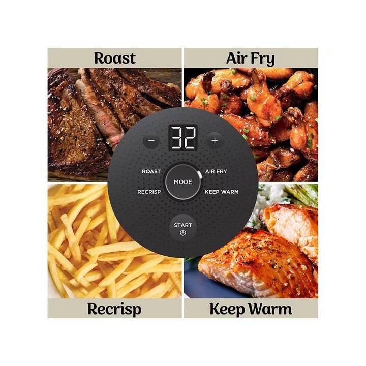 Ninja CRISPi 4-in-1 Portable Glass Air Fryer - Stone FN101UKST - Ninja Air Fryers