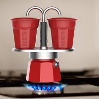 Bialetti Mini Express 'R' Dobbel Servering (2 Kopper & 2 Kopp Kaffetrakter)