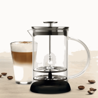 Bialetti Tuttocrema Glazen Melkopschuimer
