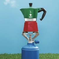 Cafetera de fogón Bialetti Moka Express Tricolore Italia