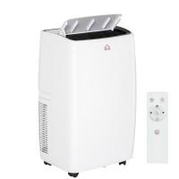 HOMCOM 14,000 BTU Mobile Air Conditioner, with LED Screen - White