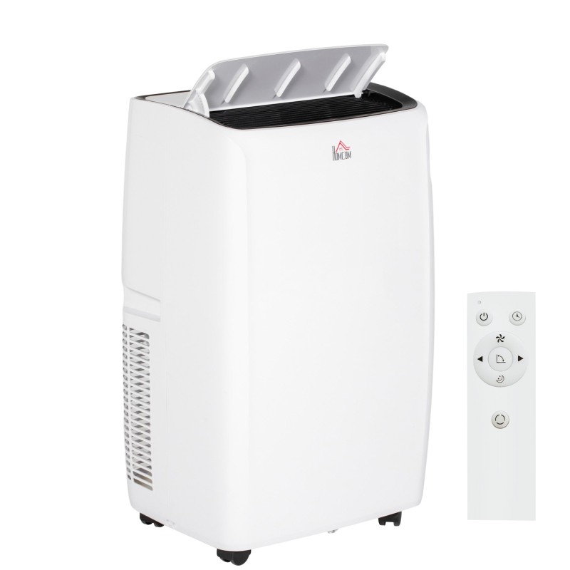 HOMCOM 14,000 Climatiseur mobile BTU, avec écran LED - Blanc