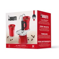 Bialetti Mini Express 'R' Doppio Servizio (2 Tassen & 2 Tassen Kaffeemaschine)