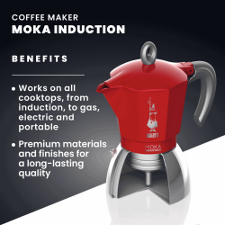 Bialetti Moka Induktions-Herdkaffeemaschine