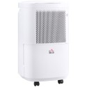 HOMCOM 10L/Päivän älykäs ilmankuivaaja | WiFi-sovellus, hiljainen, 2.2L