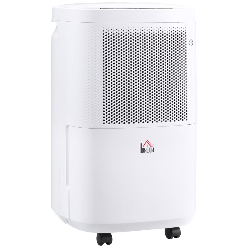 HOMCOM 10L/Dag Slimme Luchtontvochtiger | WiFi App, Stil, 2.2L