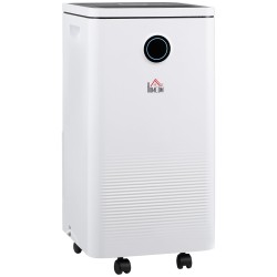 HOMCOM 10L/Day Smart Avfukter | WiFi App, 2.5L Tank