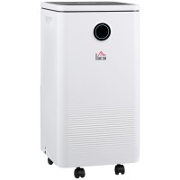 HOMCOM 10L/Tag smarter Luftentfeuchter | WiFi-App, 2.5L Tank