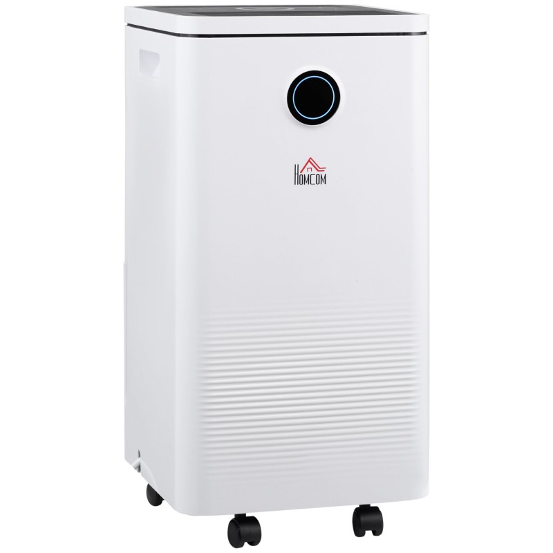 HOMCOM 10L/Day Smart Avfukter | WiFi App, 2.5L Tank