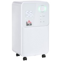 HOMCOM 12L/Dag affugter | Stille 38dB, 4 Tilstande, timer