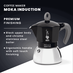 Bialetti Moka Induction Komfyrkannemaskin