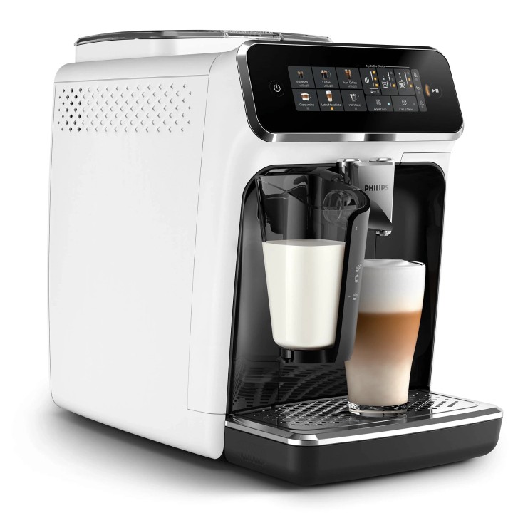 Philips Series 3300 LatteGo EP3343/50 Bean-to-Cup | White